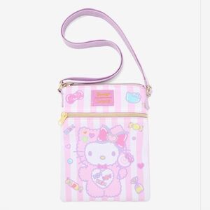 Loungefly Hello Kitty Candy Monster Passport Crossbody Bag